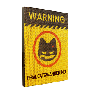 Papan Cakar Kucing Modern Ramah Lingkungan 100% Daur Ulang, Gambar Kustom, Dipasang di Dinding Vertikal, Alas Cakar Kucing yang Tahan Lama - Product Image 6