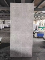 Panneau mural de douche en PVC gris béton marbré 1/1,2 m, qualité supérieure, imperméable, finition UV, panneau décoratif pour salle de bain