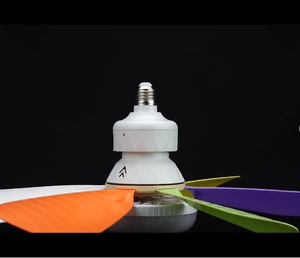 Hiện đại New E27 ổ cắm <span class=keywords><strong>LED</strong></span> ánh sáng với 6 ABS Blades có thể gập lại đèn quạt điều khiển từ xa AC động cơ cho nhà văn phòng - Product Image 6