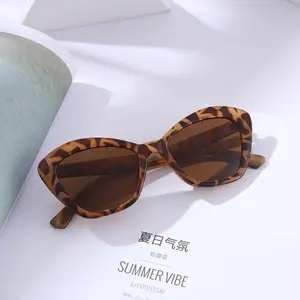 2024 tùy chỉnh Ladies Sunglasses CAT của Eye khung UV400 Đồng bằng kính nhà máy xu hướng Kính mát thể loại