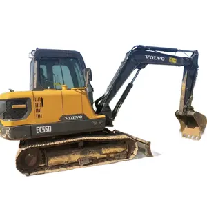 High-Performance Imported 5 Tons Mini Construction Equipment from Korea Quality Used Volvo EC55D Used Volvo Excavator