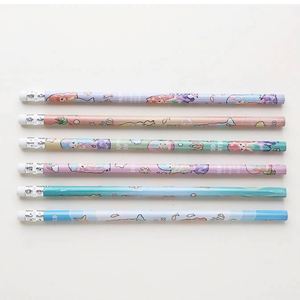 Série Sirène HB – Crayons en bois personnalisés mignons pour enfants, vente en gros, pour le dessin - Product Image 4