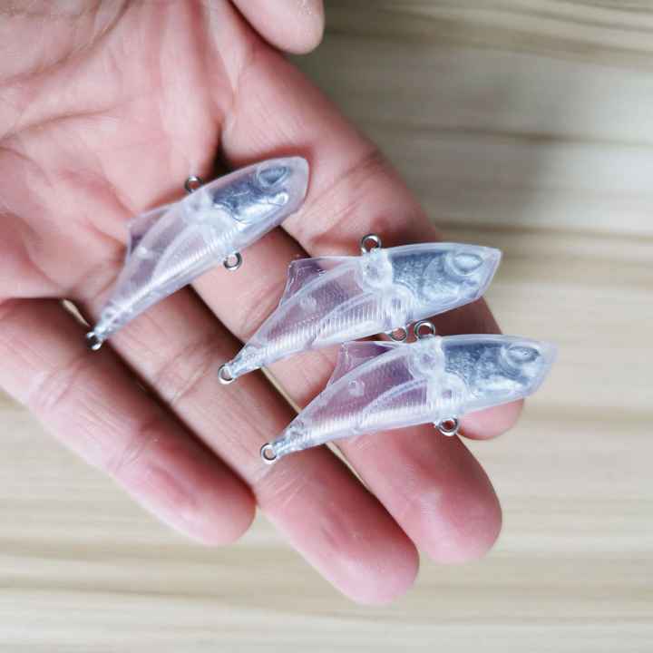 Lot 20 Leurres Crankbait Vierges - 7.5cm / 8.2g, Non Peints, Pour Pêche En Eau Douce