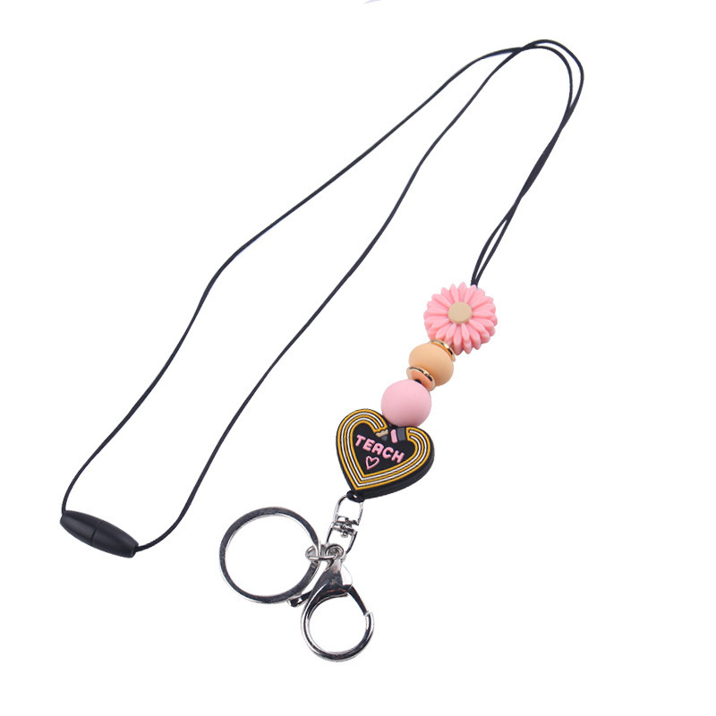 2015 Fashion Necklace with Cheap Crystal Rhinestone Silicone Lanyard Image 2