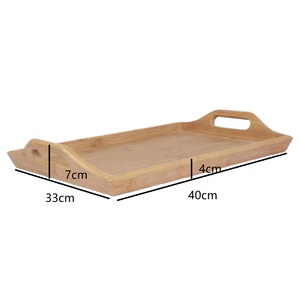 Wooden Serving <strong>Tray</strong> with Engraved Design Vegetable Fruit Platter <strong>Dessert</strong> Plates for Party Food Serving Platters - Product Image 4