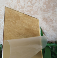 Feuille acrylique miroir doré 1mm 2mm 3mm Miroir en plastique PMMA Service de découpe laser personnalisé