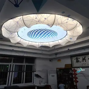 LeArt Plafond תכשיטי אולם תצוגה Led אורות עיצוב תקרה טכוס En Pvc טיפה תקרה 2x4 רעפי גג