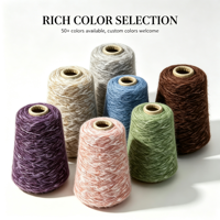 Fil à tricoter en velours Manfei de haute qualité, couleur personnalisée, épais, doux, confortable, chaud, élastique, en fil recyclé 1/3Nm, pour tricot à la main
