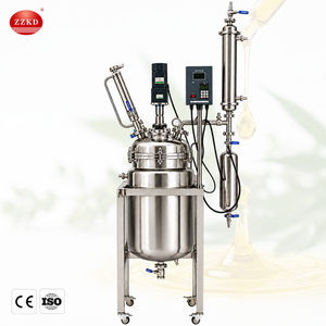 Reactor Industrial de Acero Inoxidable con Calentamiento Eléctrico y Agitación Continua, 50L - Product Image 1