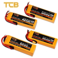 بطارية ليثيوم بوليمر 3500-6000 مللي أمبير في الساعة 35C 3S/4S/6S 22.2 فولت معتمدة من CE/RoHS للطائرات والسيارات التي يتم التحكم بها عن بعد وطائرات FPV بدون طيار