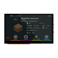 BIGTREETECH Nouvel écran tactile capacitif HDMI5 de 7 pouces, résolution 1024x600, écran IPS, garantie de 1,5 an pour Raspberry Pi4 Mini PC, pièces 3D