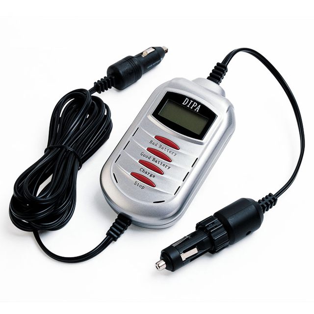 Universal Fast Digital Smart Charging 12V 5A Car to Car Battery Charger with LCD Display