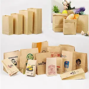 Craft Square Bottom Paper Carry Food Bag Making Production Machine Price Eco Friendly Chicken Bag Making Machine