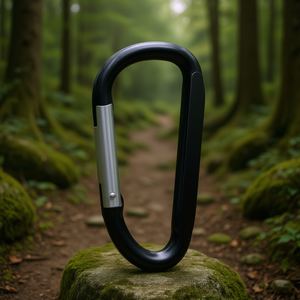 Carabiner Keyring Clip Metal Spring <b>Snap</b> <b>Hook</b> For Camping Sports 10 Pcs Universal Use - Product Image 2
