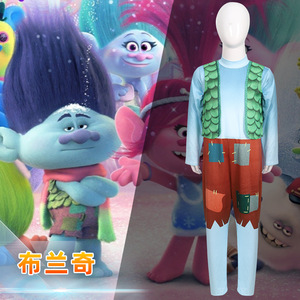Disfraz de Blanche de Trolls para Niños, Traje de Actuación, Primavera 2024, Material de Poliéster, Ventas en Europa y América - Product Image 1