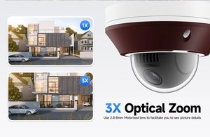 Cámara Domo PTZ Mini <span class=keywords><strong>de</strong></span> 8MP con <span class=keywords><strong>Zoom</strong></span> 3X, Audio Bidireccional y 350° <span class=keywords><strong>de</strong></span> Rotación, Compatible con NDAA °   Cámara <span class=keywords><strong>de</strong></span> Seguridad PoE para Exteriores, Compatible con el Protocolo Hikvision - Product Image 4