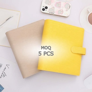 Saffiano Epi da A5 Vòng chất kết dính thư mục 100 ngày tiết kiệm thách thức tay áo & bay lá ngân sách tùy chọn thân thiện - Product Image 1