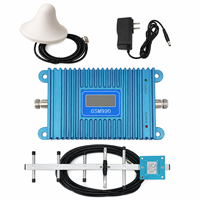 Kit répéteur de signal de téléphone portable GSM monobande 900 MHz avec antennes Yagi et de plafond pour couverture intérieure