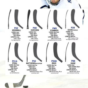 प्रो प्लेयर स्तर डिजाइन हाइपरलाइट 2 330g p28 वक्र 50 फ्लेक्स सीनियर 1-टुकड़ा कार्बन फाइबर आइस हॉकी स्टिक - Product Image 6