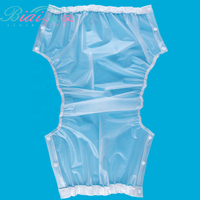 Couche réutilisable monocouche en tissu imperméable et lavable pour adultes Couche lavable grande taille en TPU transparent pour incontinence adulte