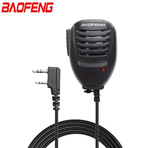 2 Pin microfono altoparlante per Radio bidirezionale walkie-talkie acustico per BAOFENG BF-888S UV5R UV-9RPlus Kenwood Tytera Quansheng