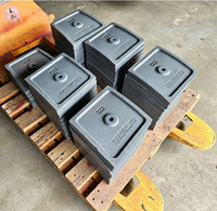 Pièces de rechange pour bétonnière ORU Eurotec CM MB2500 à double arbre : bras mélangeur, lame, revêtement d'arbre, joint d'extrémité pour centrale à béton