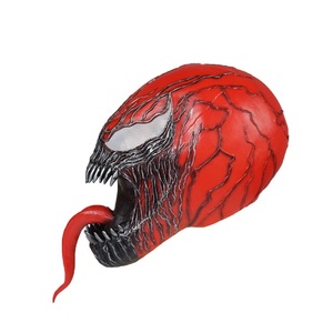 Máscara de venom para cosplay de Los Vengadores, cosplay de spiderman, venom rojo completo, látex, personaje de película, tocado, novedad - Product Image 6