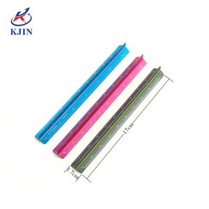 Nuevo diseño Mini <span class=keywords><strong>15</strong></span> <span class=keywords><strong>cm</strong></span> 6 pulgadas logotipo personalizado aluminio Color codificado Triangular arquitecto escala regla <span class=keywords><strong>15</strong></span> <span class=keywords><strong>cm</strong></span> con números láser - Product Image 2