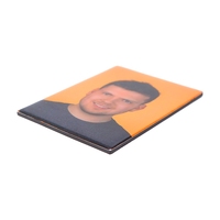 Aimant de réfrigérateur personnalisé en ferrite métallique avec photo 3D, aimant souple en PVC laminé, souvenir, maison, voyage, industrie, découpe, pliage