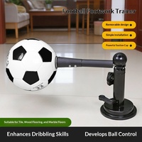 Entraîneur de sensibilité au ballon de football pour jeunes, aide à l'entraînement double usage avec base à ventouse en PU