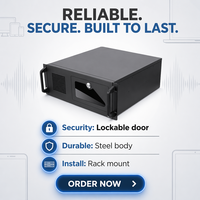 Produsen 19 inci 2U 4U casing Server aluminium casing Chassis ATX gaya dengan kipas untuk peralatan jaringan dan lemari PC