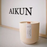 Boîte cadeau haut de gamme AIKUN, motif personnalisé, bougie parfumée à combustion longue, ambiance chaleureuse pour les réunions de Noël, bougie en cire de soja parfumée