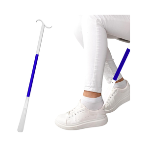 مقبض بلاستيكي طويل قابل للتعديل بوصة-مساعد مزيل جورب مريح لكبار السن ذوي الاحتياجات الخاصة مساعد خلع الملابس النهائي - Product Image 1