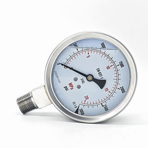 جودة عالية من الفولاذ المقاوم للصدأ مقياس ضغط الجلسرين - Product Image 1