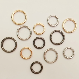 Fivela de Argola Redonda de 19mm para Coleira de Pet, Fecho de Mola Oval com Gatilho para Cinto e Alça de Tecido - Product Image 1
