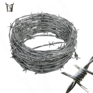 Valla <span class=keywords><strong>de</strong></span> seguridad <span class=keywords><strong>de</strong></span> <span class=keywords><strong>alambre</strong></span> <span class=keywords><strong>de</strong></span> púas trenzado doble galvanizado profesional <span class=keywords><strong>Alambre</strong></span> <span class=keywords><strong>de</strong></span> púas galvanizado sumergido en caliente para la venta - Product Image 5