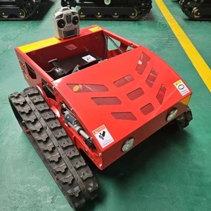 Tondeuse à <span class=keywords><strong>gazon</strong></span> autotractée télécommandée à essence avec broyeur multifonction et désherbant pour grandes surfaces gazonnées - Product Image 1