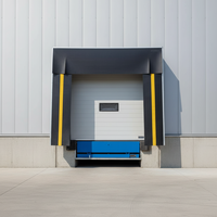 Porte sectionnelle industrielle automatique à levage vertical, haute performance et durable, structure de porte sectionnelle à levage vertical, produit fini