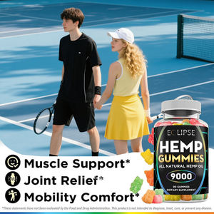 OEM/ODM dapat disesuaikan rami Gummies Natural Hemp murni ekstrak Minyak & vitamin relaksasi suplemen untuk dukungan otot pereda sendi - Product Image 3