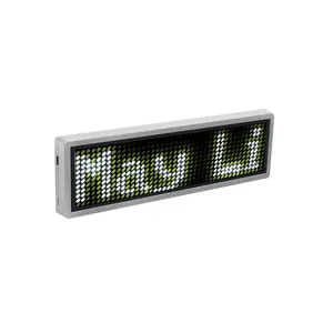 Bl1248 mới ứng dụng không dây dẫn Tên huy hiệu Tự làm lập trình di chuyển bảng tin mini LED hiển thị HD văn bản chữ số mô hình hiển thị