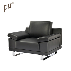 फैक्टरी मूल्य सस्ते रिसेप्शन सोफा सेट 1 + 1 + 3 कार्यालय कमरे अवकाश फर्नीचर कार्यकारी लोकप्रिय डिजाइन चमड़े के सोफे - Product Image 5