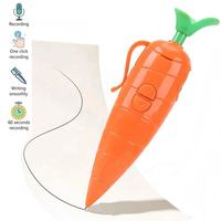 Stylo à bille en forme de carotte, de maïs et d'aubergine de dessin animé pour enfants, cadeaux d'anniversaire, papeterie créative, vente en gros