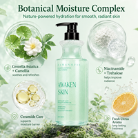 Gel Douche OEM ODM 500ml Éclat Matinal Vitalité Nourrissante Parfum Yuzu Niacinamide Céramide Peau Lisse Moussant Parfumé