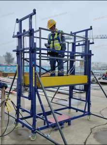 Impalcatura elettrica costruttiva personalizzata elevante per il sollevamento del posto di <span class=keywords><strong>lavoro</strong></span> - Product Image 6