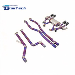 Système d'échappement Catback Valvetronic en titane avec finition thermique violette pour BMW M4 G82 S58 3.0T – Contrôle électronique des soupapes - Product Image 5