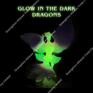 Jouets animaux à presser extensibles et collants, grands jouets sensoriels en TPR élastique avec queues lumineuses, oiseau, <span class=keywords><strong>requin</strong></span>, couleurs vives - Product Image 6