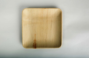 Plato Cuadrado de Hoja de Areca de 7 Pulgadas, Ecológico, Desechable, Biodegradable, Vajilla de Hoja de Palma, Proveedor al por Mayor en India - Product Image 3