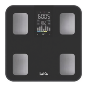 Pèse-personne intelligent Laika 180 kg avec verre trempé et connectivité Wi-Fi pour salle de bain - Product Image 1