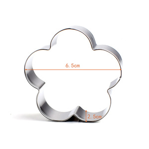 Ensemble de 5 <span class=keywords><strong>emporte</strong></span>-pièces en acier inoxydable, forme ronde, <span class=keywords><strong>emporte</strong></span>-pièces pour biscuits, <span class=keywords><strong>emporte</strong></span>-pièces pour pâte à pâtisserie, pour la pâtisserie, outils de cuisine DIY - Product Image 2
