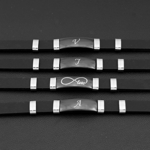 Nova Pulseira de Silicone da Moda 2025 com Alfabeto Inglês para Casais, Joia de Presente de Luxo, Exclusivo Original Transfronteiriço - Product Image 3